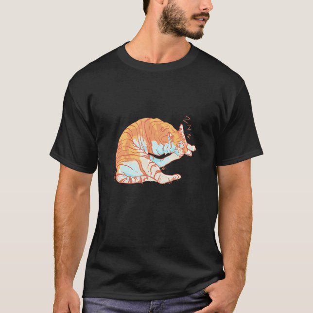 Katt Av Tangiemarie 5 T Shirt (Framsida)