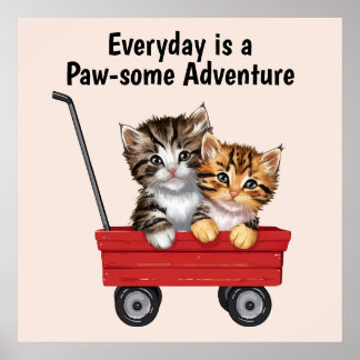 Katt av Tecknad Poster