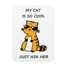 Katt av vismisk Coola Magnet