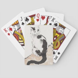 Katt (av Xu Beihong) Casinokort