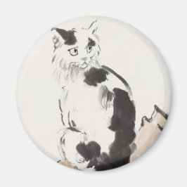 Katt (av Xu Beihong) Magnet