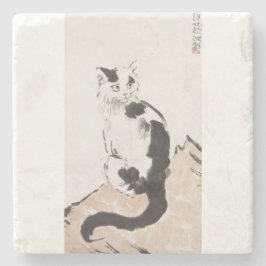 Katt (av Xu Beihong) Stenunderlägg
