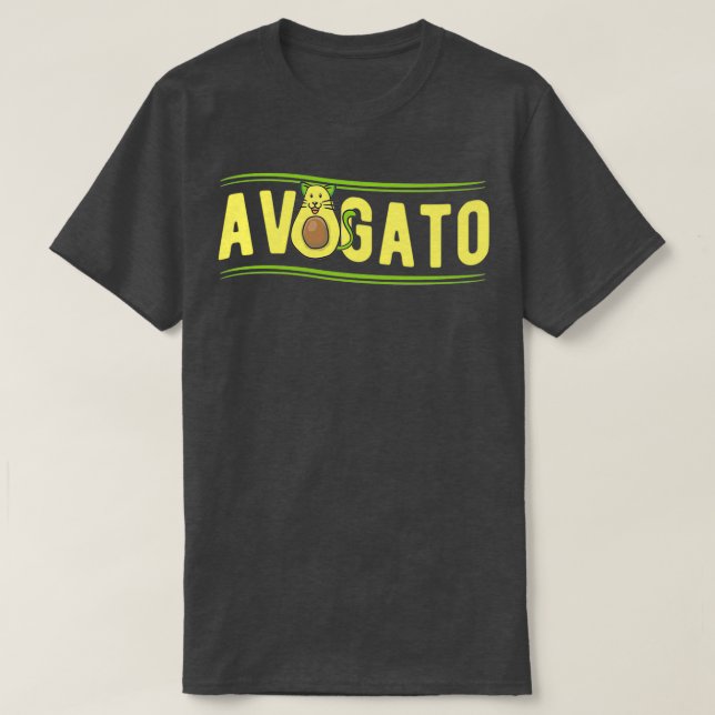 Katt Avocado Älskare Avogato Birthday Gift T Shirt (Design framsida)