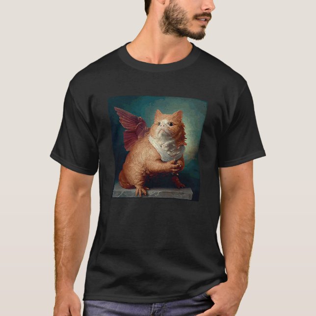 Katt Axolotl Stekt Kyckling T Shirt (Framsida)