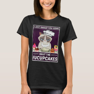 Katt Bade jag bara bakade dig lite... T Shirt