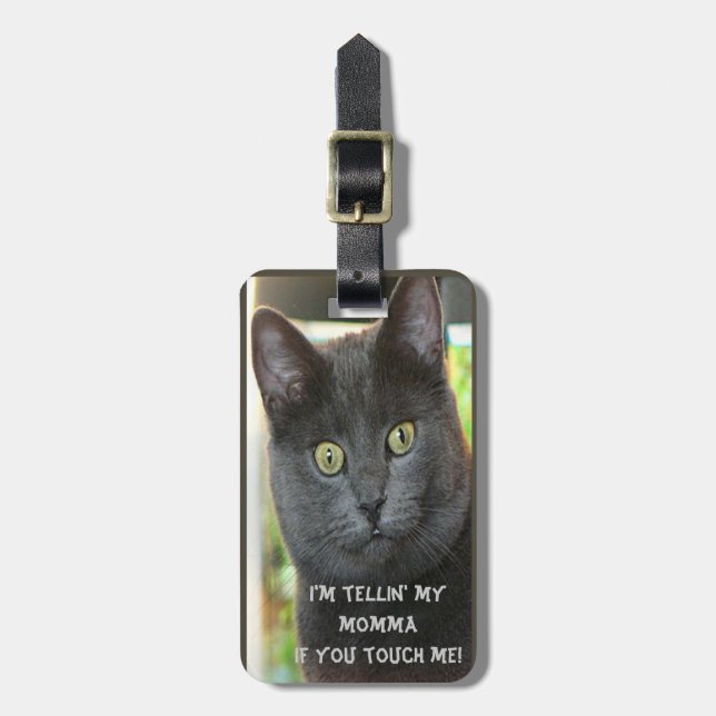 Katt Bagagebricka (Vertikal Framsida)