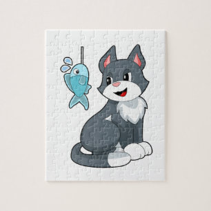 Katt Bait Fish Pussel