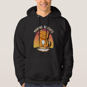Katt Baking Biscuits Cat Pastry Chef Shirt Hoodie
