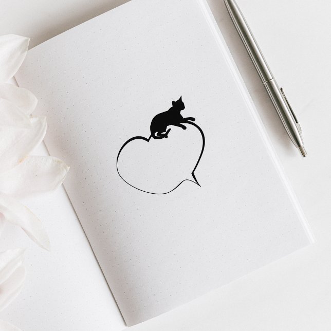 Katt Ballong Journal  Stämpel (Skapare uppladdad)