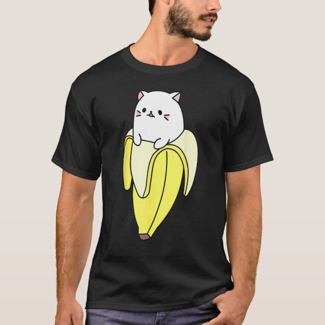 Katt banan t shirt (Framsida)
