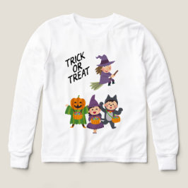 Katt, barn, Halloween-scen T Shirt