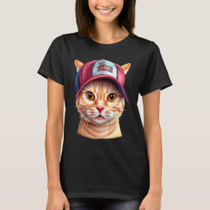 Katt Basebollmössa Slitande Katt Sport Husdjur Spe T Shirt
