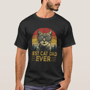Katt Bästa Kattpappa Någonsin Kattfar Pappa T Shirt