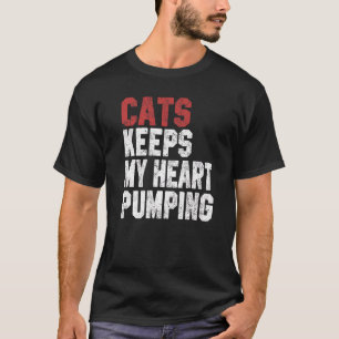 Katt Behållor Mitt hjärta slår ihjäl Katt Women Ma T Shirt