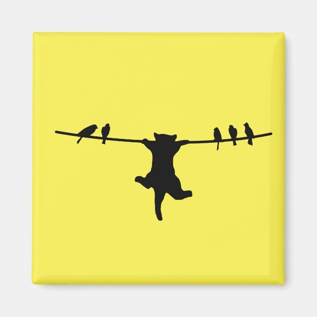 Katt beror på strömsladden magnet (Framsidan)