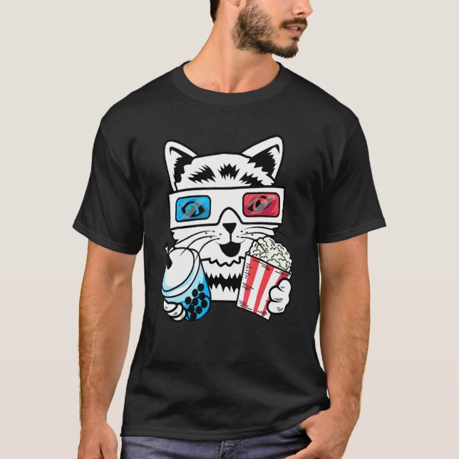 Katt Bio Cinefil T Shirt (Framsida)