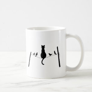 katt bland duvamuggen kaffemugg