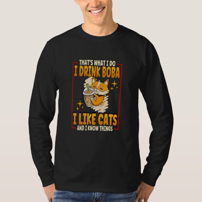 Katt Boba Ea Bubble Ea T Shirt (Framsida)