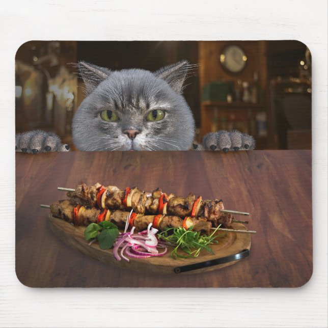 Katt, bord, djur musmatta (Framsidan)