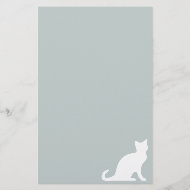 Katt brevpapper brevhuvud (Framsida)