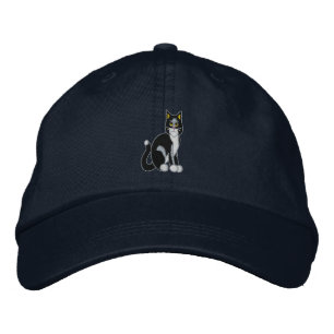 Katt Broderad Keps