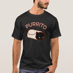 Katt Burrito Black T Shirt