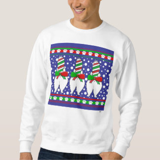 Katt Butt-Grönt - jultid Lång Ärmad Tröja