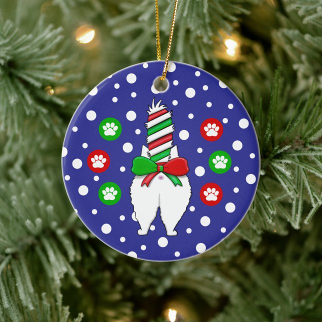 Katt Butt-jul Julgransprydnad Keramik (Träd)