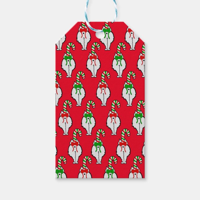 Katt Butt-jul Presentetikett (Framsidan)