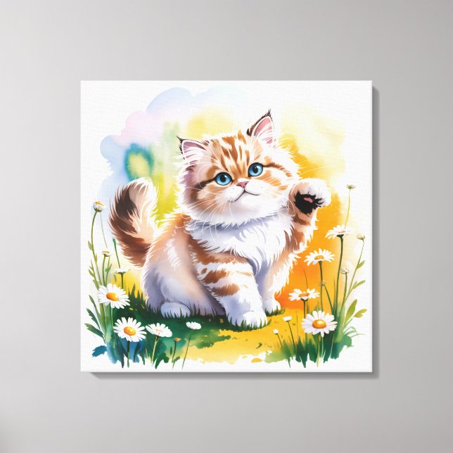 Katt Canvastryck (Framsida)