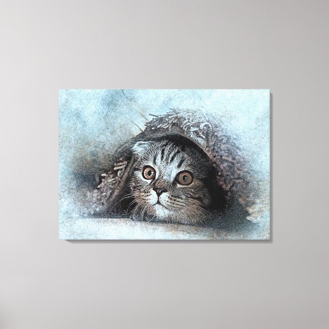 Katt Canvastryck (Framsida)