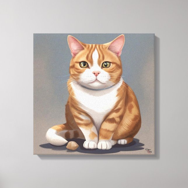 Katt Canvastryck (Framsida)