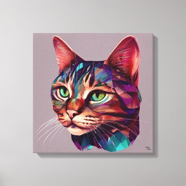 Katt Canvastryck (Framsida)