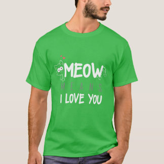 Katt Cat Cat-familjen T Shirt