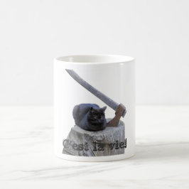 katt, C'est la vie! Kaffemugg