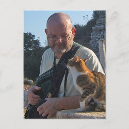 Katt Chatta i Ephesus vycard Vykort