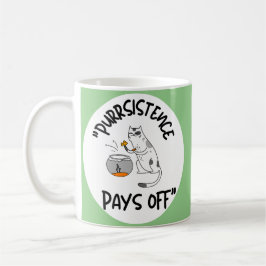 KATT CITERAR KAFFEMUGG