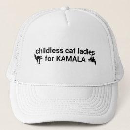 Katt dam för Kamala-roliga söta katter Keps