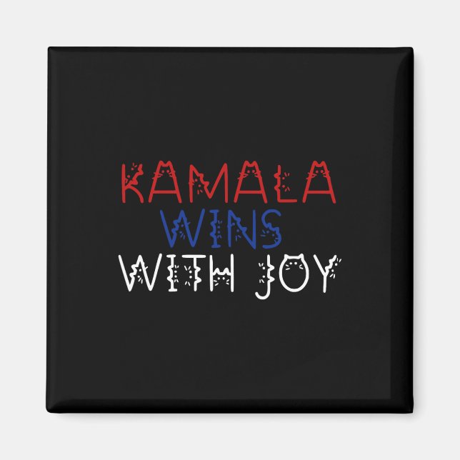 Katt Dam Kamala Harris (EPP-ED) Magnet (Framsidan)