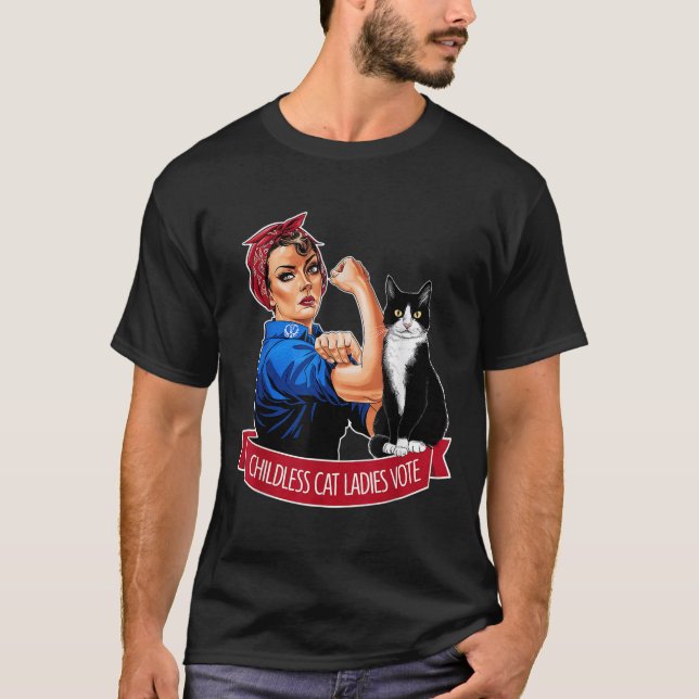 Katt Dam röstar om Riveter Women T Shirt (Framsida)