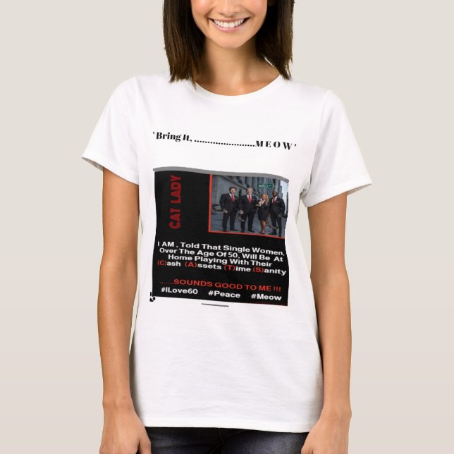 KATT DAM T SHIRT (Framsida)