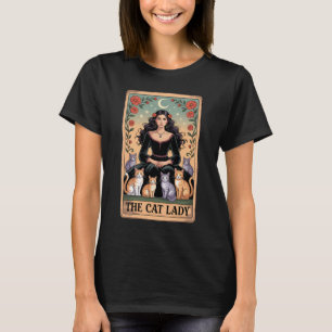 Katt Dam Tarot Card Shirt Women Witchy Gothic T