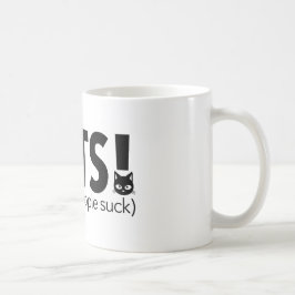 Katt, därför att folket suger kaffemugg