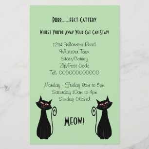 Katt Design Katthem Flygblad