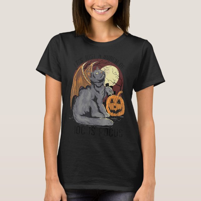 Katt det är bara en bit av Hocus Pocus T Shirt (Framsida)