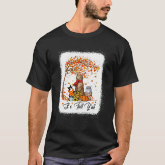 Katt Det är Höst Alla Pumpa Höst Halloween T Shirt