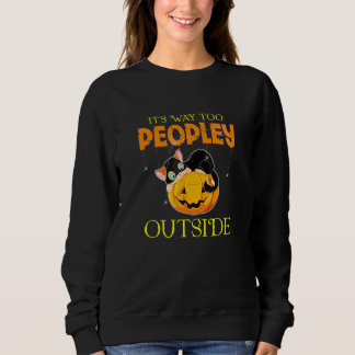 Katt Det S Sätt Oo Människor Utanför Halloween T Shirt