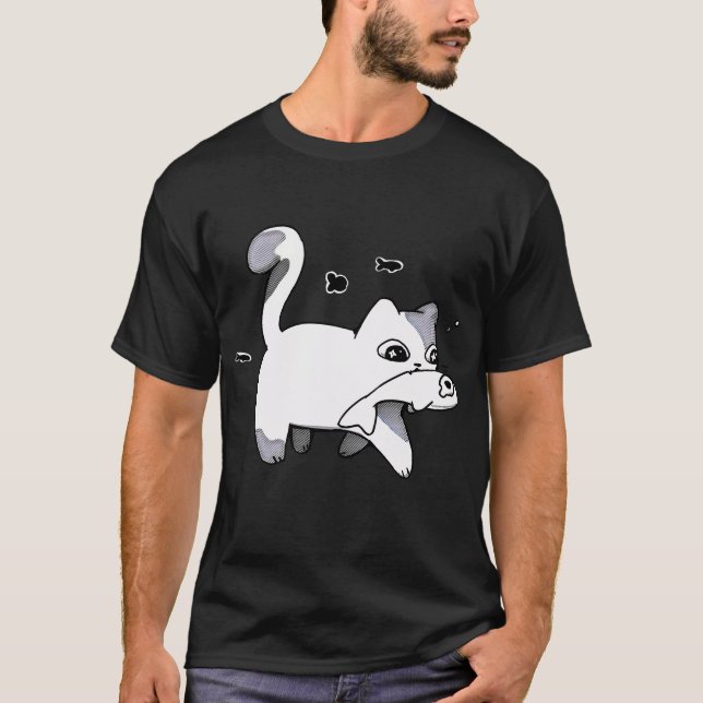 Katt dinna t shirt (Framsida)