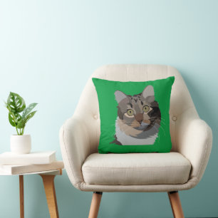 Katt Djur Husdjur Kattälskare Kudde