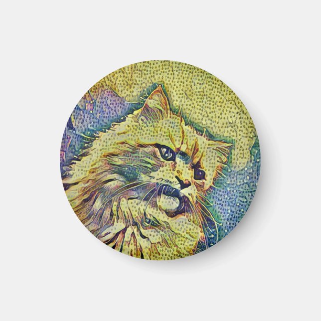 katt,djur,natur magnet (Framsidan)